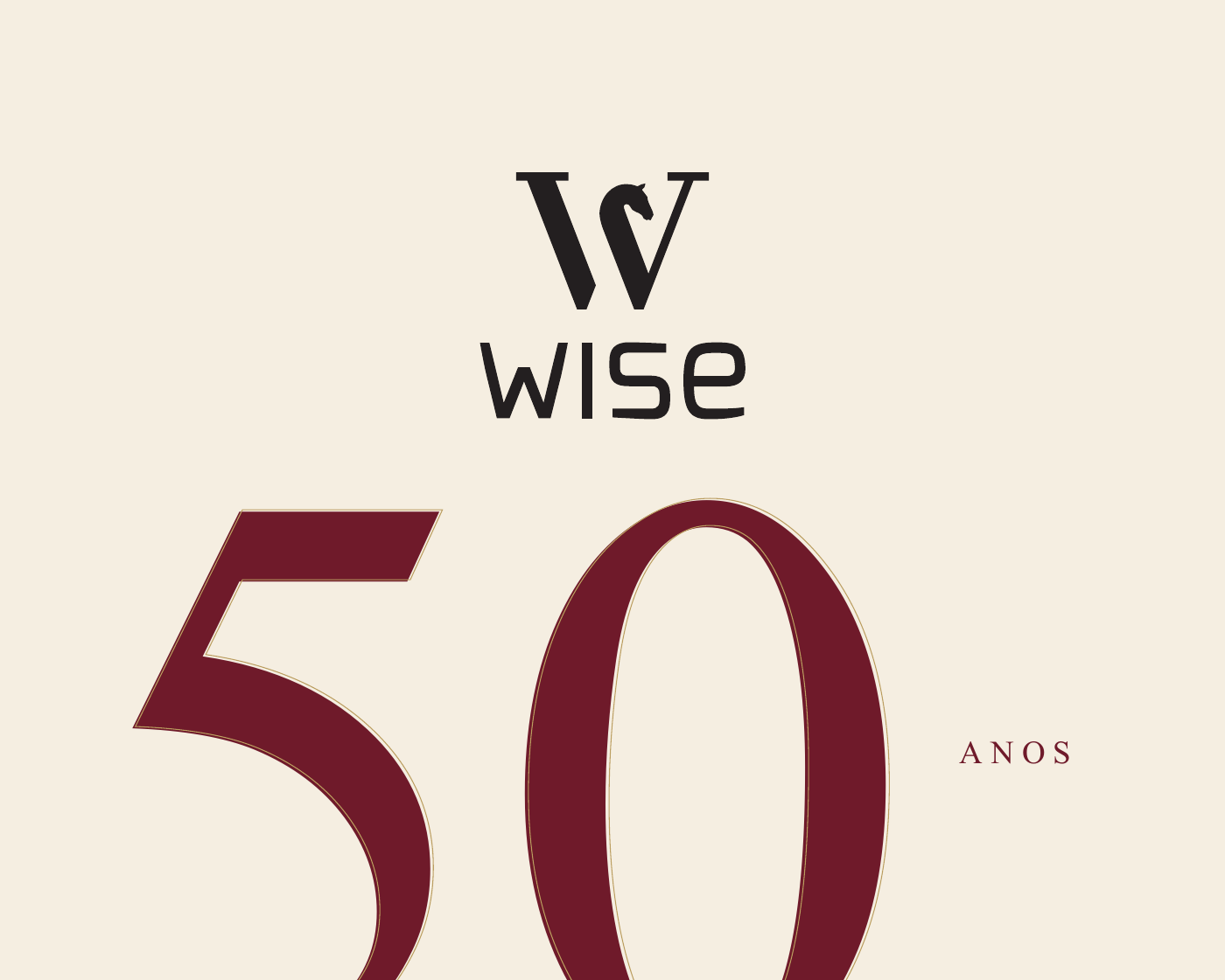 Frente do saco WISE 50 anos